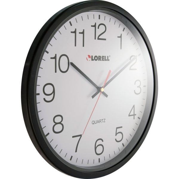 Lorell 12-1/2" Slimline Wall Clock