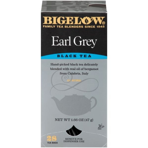 Bigelow Earl Grey Tea Bags, Box Of 28