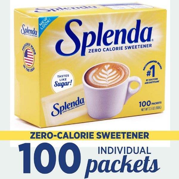 Sweetener Packets, Splenda, Box Of 100 Packets