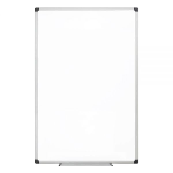 Magnetic Dry-Erase Whiteboard, 48" X 72", Silver Frame