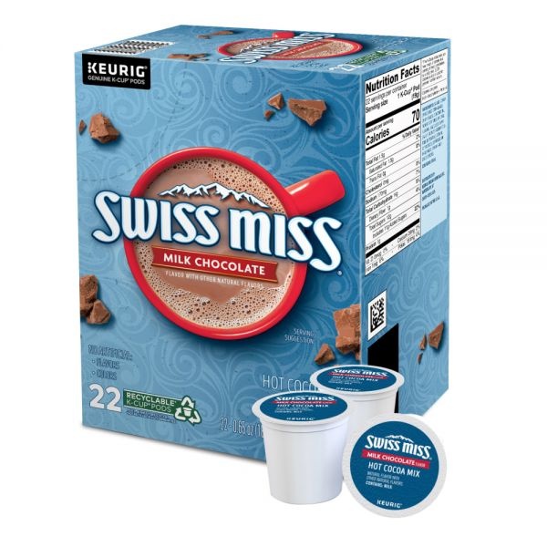 Swiss Miss Hot Cocoa Single-Serve K-Cup, Box Of 22
