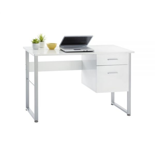 Halton 48"W Computer Desk, White