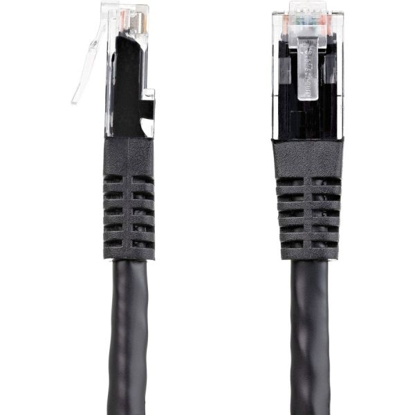8Ft Cat6 Ethernet Cable - Black Molded Gigabit - 100W Poe Utp 650Mhz - Category 6 Patch Cord Ul Certified Wiring/Tia