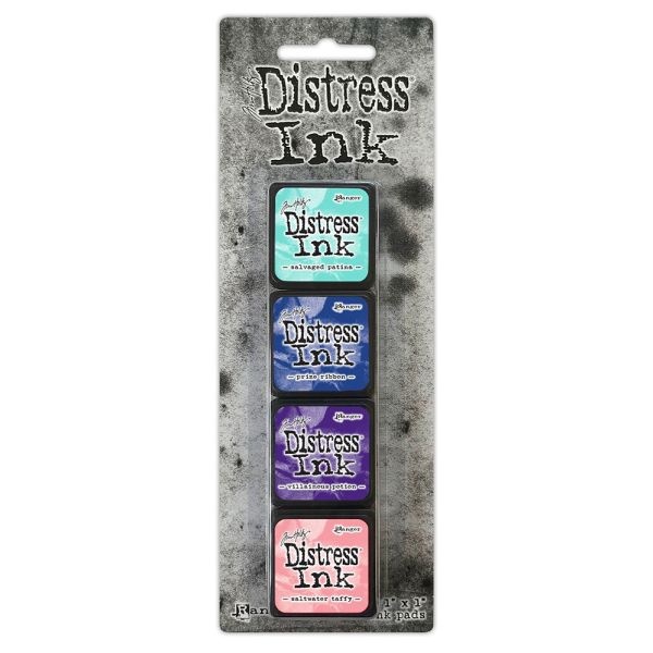 Tim Holtz Distress Mini Ink Pads 4/Pkg