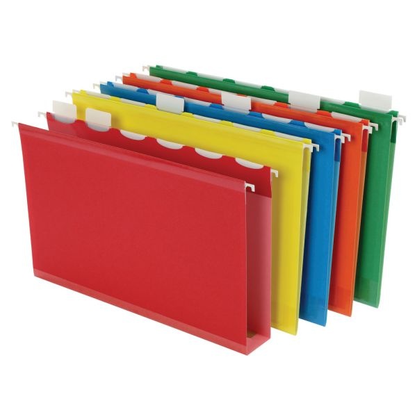 Pendaflex Assorted Box-Bottom Hanging File Folders, Legal Size, Assorted, Box Of 20