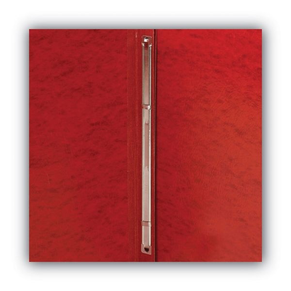 Smead Prong Fastener Premium Pressboard Report Cover, Two-Piece Prong Fastener, 3" Capacity, 8.5 X 11, Bright Red/Bright Red