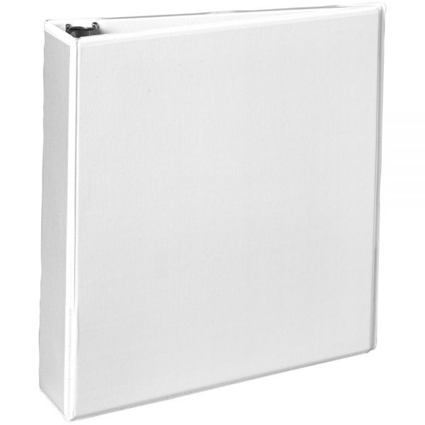 Durable View 3-Ring Binder, 2" Slant Rings, 49% Recycled, White