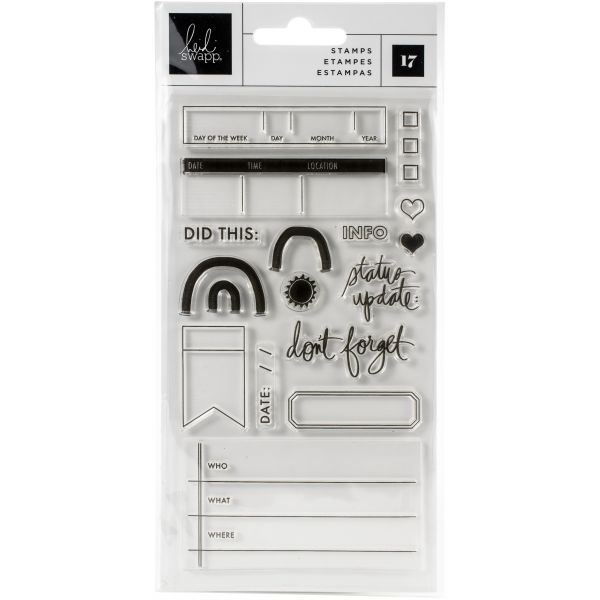 Heidi Swapp Storyline Chapters Clear Stamps 17/Pkg