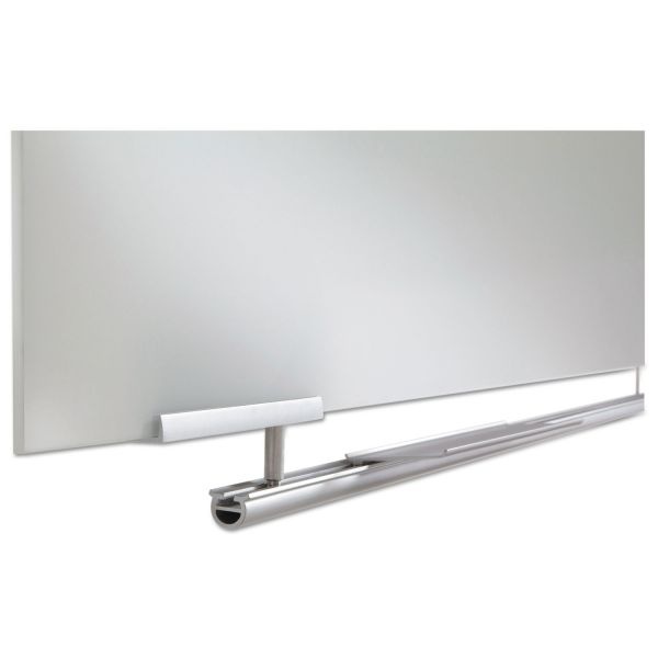 Iceberg Clarity Glass Dry Erase Board With Aluminum Trim, 60 X 36, White Surface
