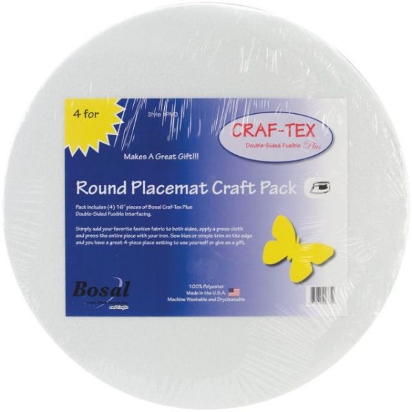 Craf-Tex Round Place Mat Craft Pack