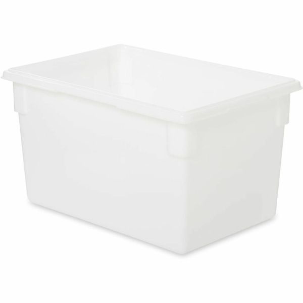 Rubbermaid Commercial Food/Tote Boxes, 21.5 Gal, 26 X 18 X 15, Clear, Plastic