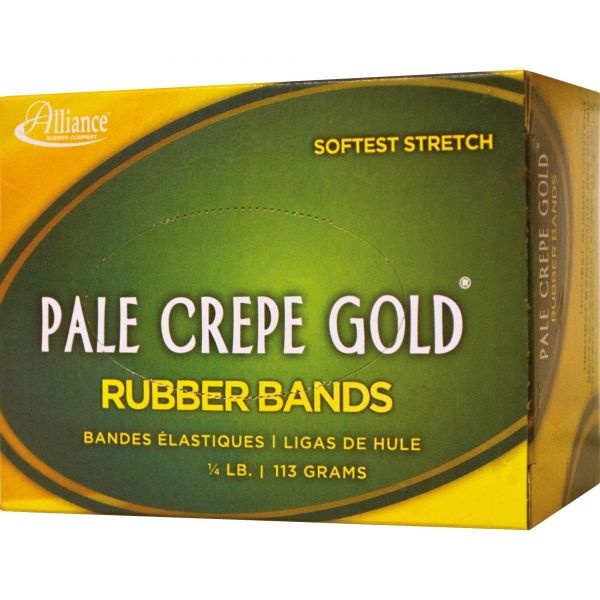 Pale Crepe Gold #107 Rubber Bands