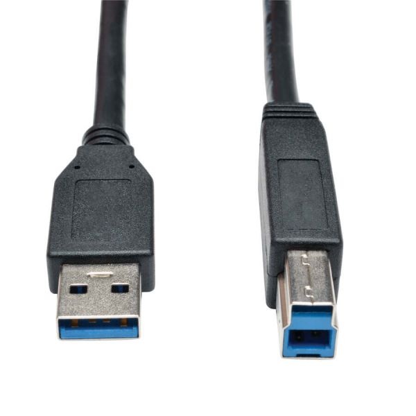 Tripp Lite By Eaton Usb 3.2 Gen 1 Superspeed Device Cable (A To B M/M) Black, 6 Ft. (1.83 M)