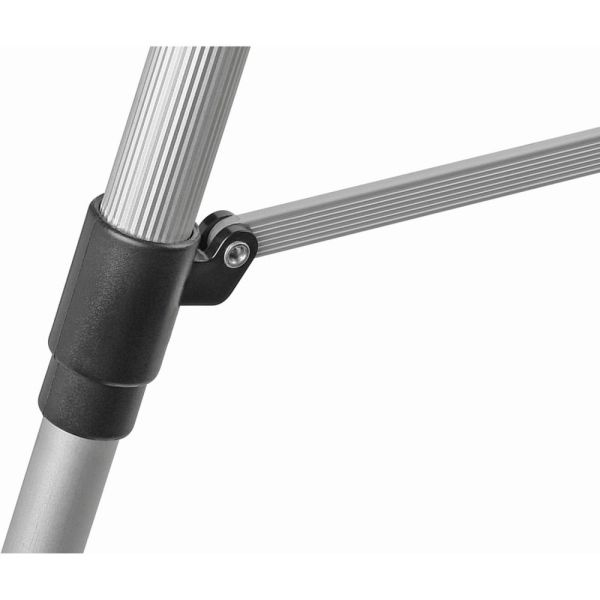 Mastervision Flex Lightweight Telescoping 3-Leg Display Easel, 34" To 63" High, Aluminum, Silver