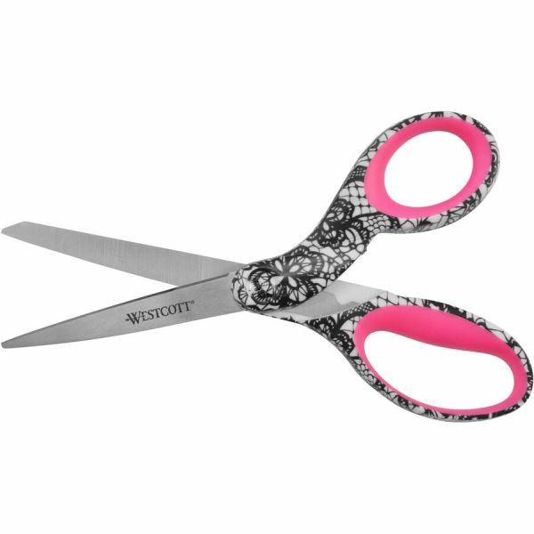 Westcott All Purpose Value Stainless Steel Scissors 8 Pointed Blue