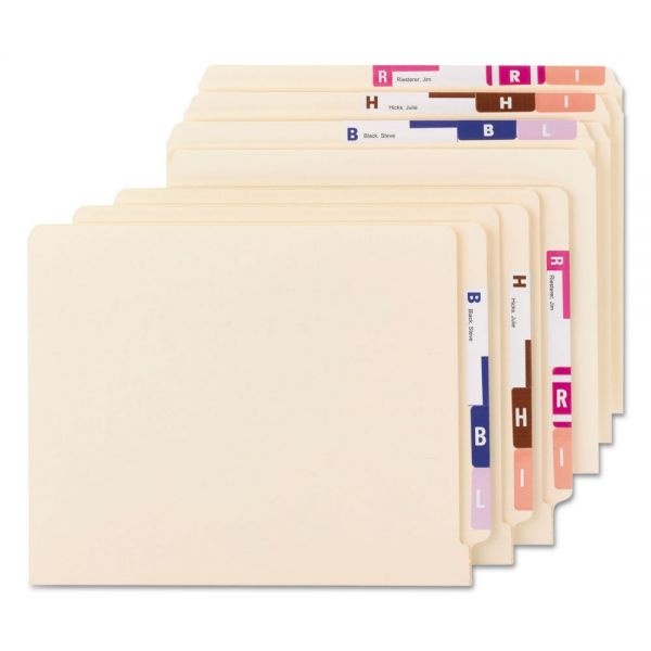 Smead Alphaz Color-Coded Labels Starter Set, A-Z, 1.16 X 3.13, Assorted ...