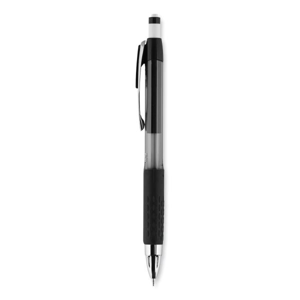 Uniball 207 Mechanical Pencil, 0.7 Mm, Hb (#2), Black Lead, Black Barrel, Dozen
