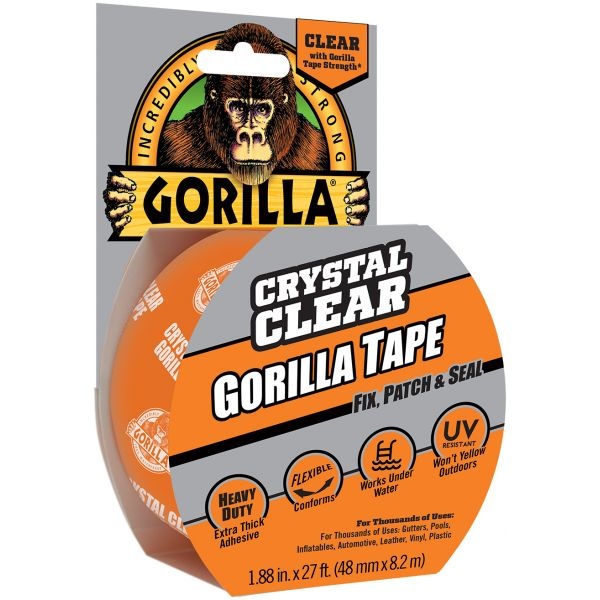 Crystal Clear Gorilla Tape 1.88"X27'