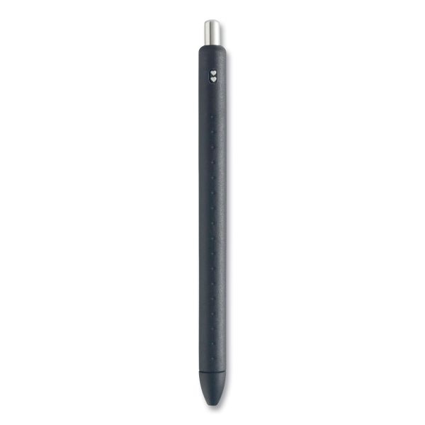 Paper Mate Inkjoy Gel Pen, Retractable, Medium 0.7 Mm, Black Ink, Black/Smoke Barrel, 8/Pack