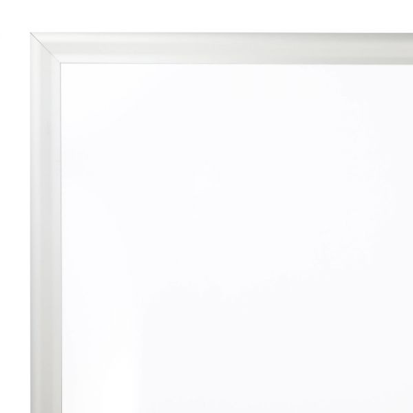 Non-Magnetic Melamine Dry-Erase Whiteboard With Marker, 48" X 72", Aluminum Frame With Silver Finish