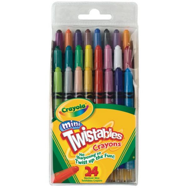 Mini Crayon Packs - 4 Assorted Colors