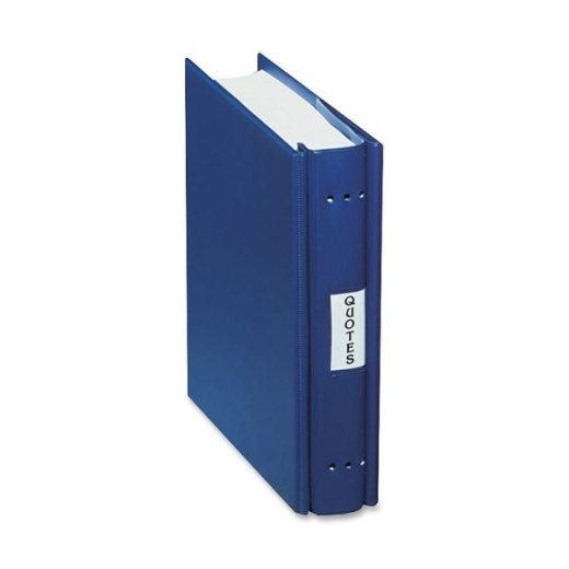 Charles Leonard Vericap Expandable 3-Ring Binder, 6" Round Rings, Blue