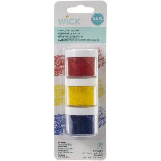 We R Wick Wax Dye 1Oz 3/Pkg - Candle Making Essentials