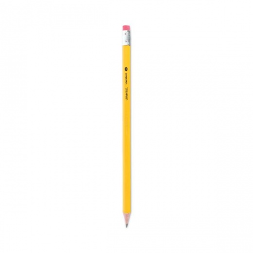 #2 Pre-Sharpened Woodcase Pencil, Hb (#2), Black Lead, Yellow Barrel, 72/Pack