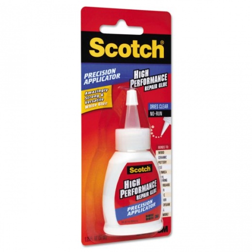 Scotch Maximum Strength All-Purpose High-Performance Repair Glue, 1.25 Oz,  Dries Clear