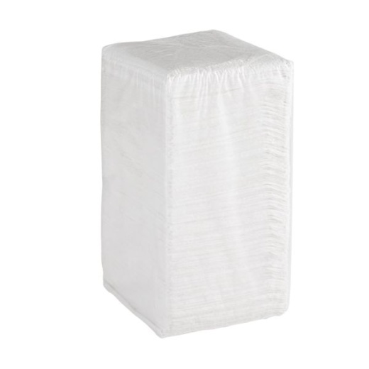Dixie 1-Ply 1/4-Fold Luncheon Napkins, White, 500 Per Pack, Case Of 12
