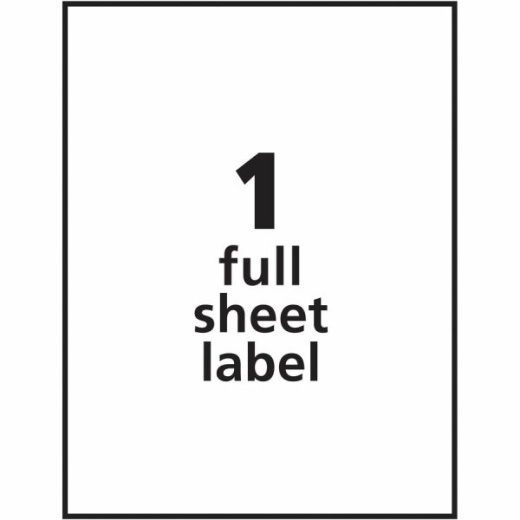 Permanent Sticker Project Paper, 8-1/2 x 11, Inkjet Printer, 7