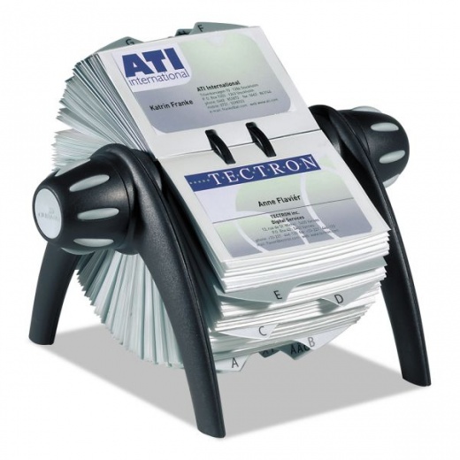 VISIFIX Flip Rotary Business Card File