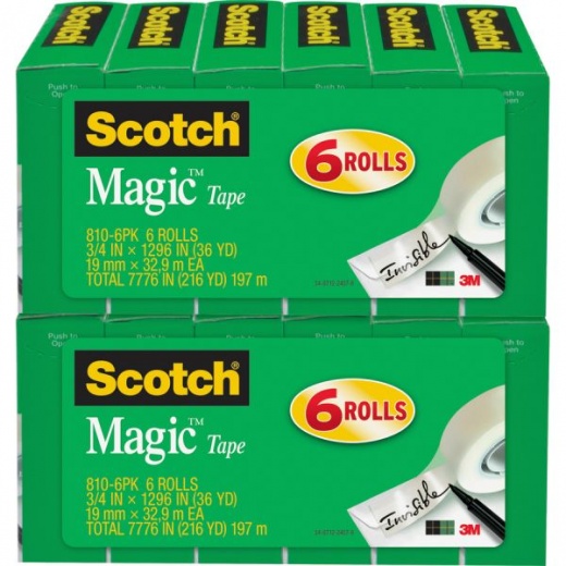 Scotch 3/4"W Magic Tape - The Ultimate Invisible Adhesive Solution