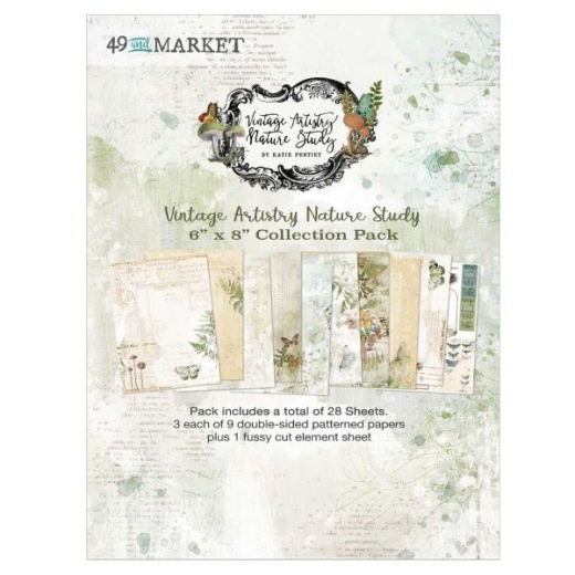 49 And Market Collection Pack 6"X8" - The Vintage Artistry Nature Study Collection