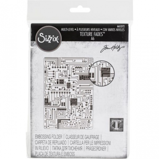 Sizzix 3D Textured Impressions Embossing Folder By Tim Holtz