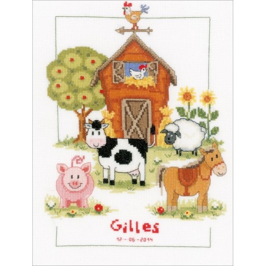 Vervaco Counted Cross Stitch Kit 8.75"X11.5"