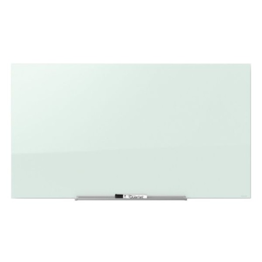 Quartet Invisamount Magnetic Unframed Dry-Erase Whiteboard, 85" x 48", White