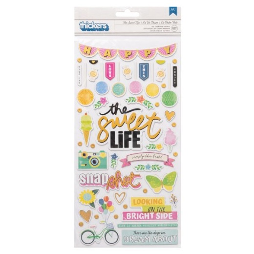 Vicki Boutin Sweet Rush Thickers Stickers 107/Pkg