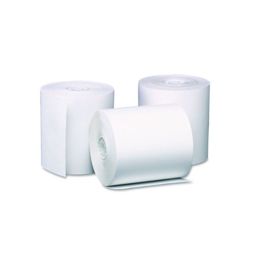 Iconex Direct Thermal Printing Thermal Paper Rolls, 3.13" X 230 Ft, White, 8/Pack