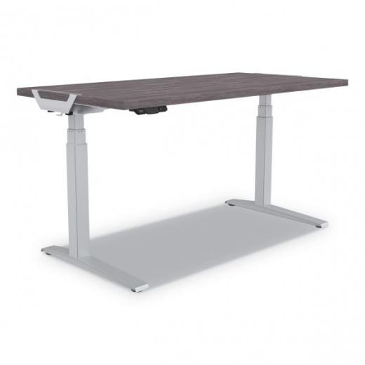 Fellowes Levado Laminate Table Top, 48" x 24", Gray Ash