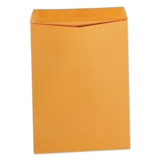 Universal Center Seam 9" x 12" Manila Catalog Envelopes, Gummed Closure 28 Lb, Brown Kraft, Box Of 250