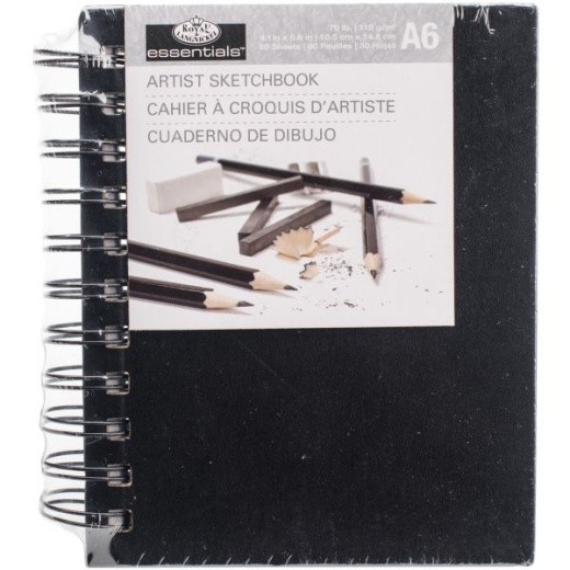 Spiral Hardcover Sketchbook 4.1"X5.8"