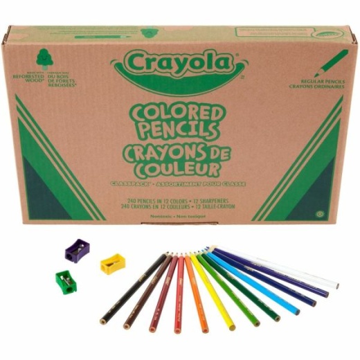 Crayola 240 Classpack Colored Pencils