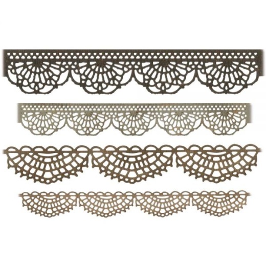 Sizzix Thinlits Dies By Tim Holtz 4/Pkg