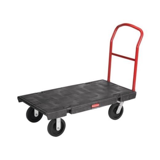 Rubbermaid Heavy-Duty Platform Truck Cart, 1000 Lb Capacity, 24" X 48", Black