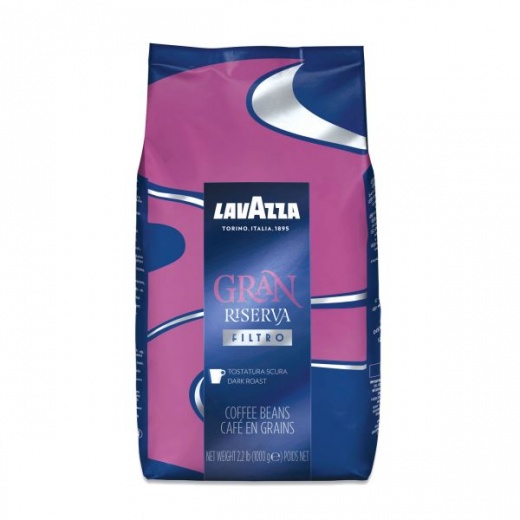 Lavazza Gran Riserva Whole Bean Coffee, Dark And Bold, 2.2 Lb Bag