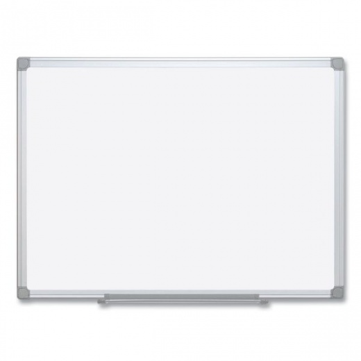 Mastervision Earth Silver Easy Clean Dry Erase Boards, 96 X 48, White Surface, Silver Aluminum Frame