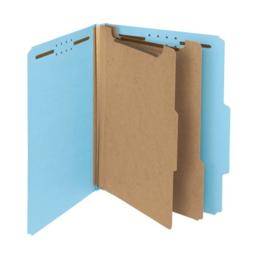 Smead 2/5 Tab Cut Letter Yes Classification Folder