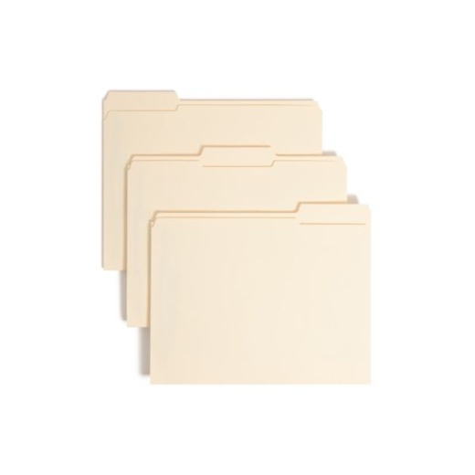 Smead Manila Folders with Safeshield Coated Fasteners