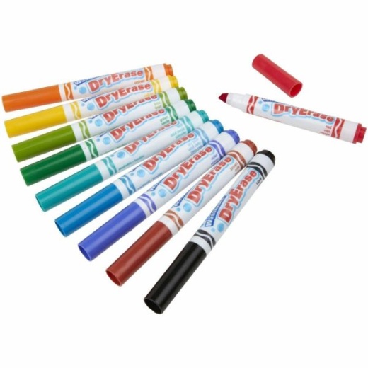 Crayola Washable Markers Thin Line Assorted Classic Colors Box Of